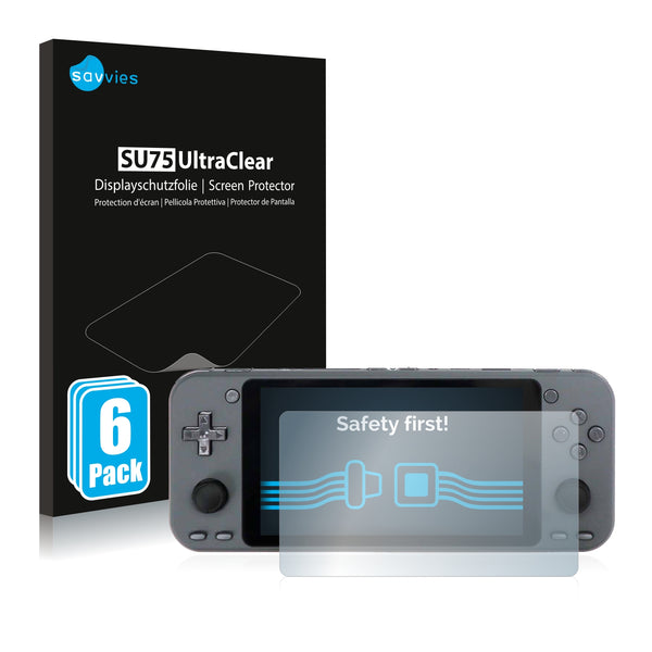 6x Savvies SU75 Screen Protector for Hardkernel Odroid-Go Super