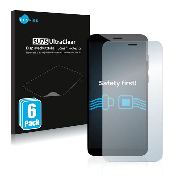 6x Savvies SU75 Screen Protector for Pine64 PinePhone Pro Explorer Edition