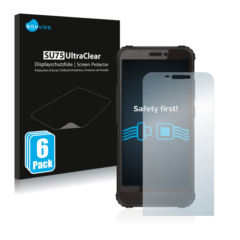 6x Savvies SU75 Screen Protector for GlobeXplorer GPX Pro III