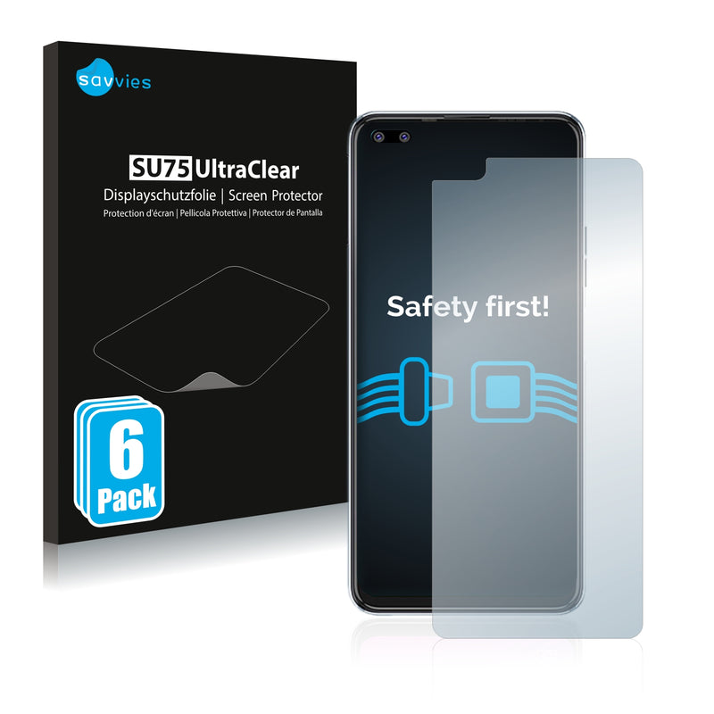 6x Savvies SU75 Screen Protector for Tecno Camon 16 Premier