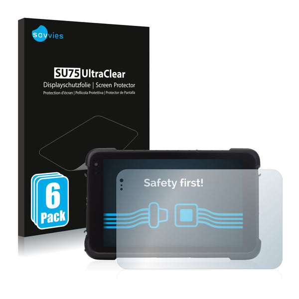 6x Savvies SU75 Screen Protector for Logic Instruments Fieldbook K80 G2