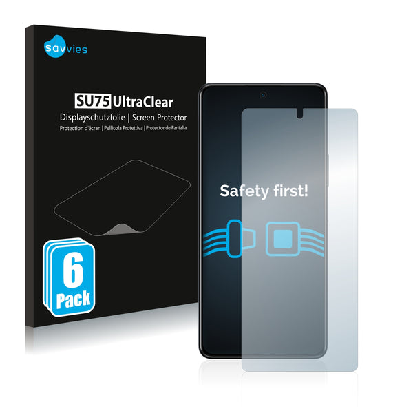 6x Savvies SU75 Screen Protector for Infinix Note 12 (VIP)