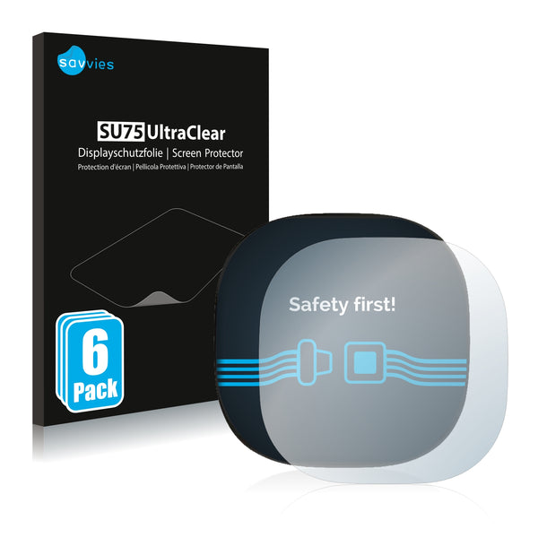 6x Savvies SU75 Screen Protector for Ecobee Smart Thermostat Premium