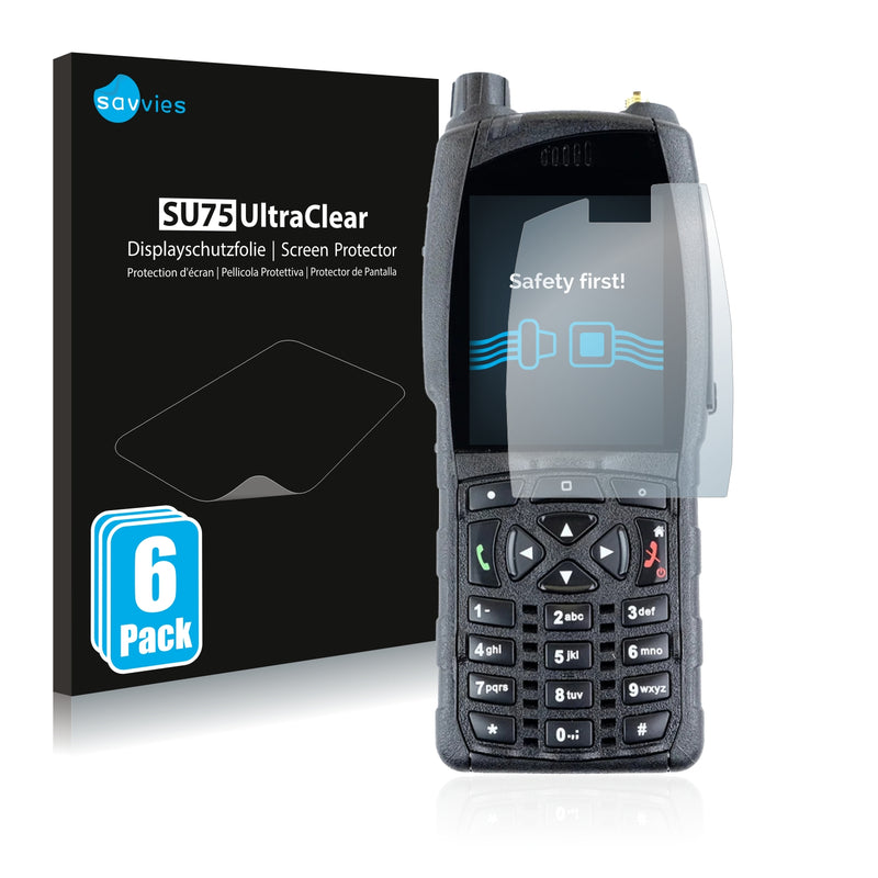 6x Savvies SU75 Screen Protector for Sepura SC20