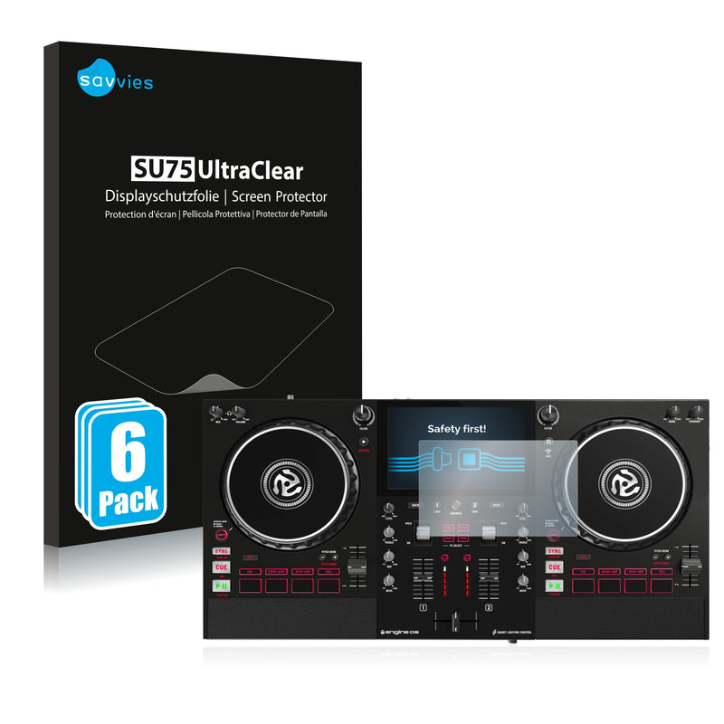 6x Savvies SU75 Screen Protector for Numark Mixstream Pro