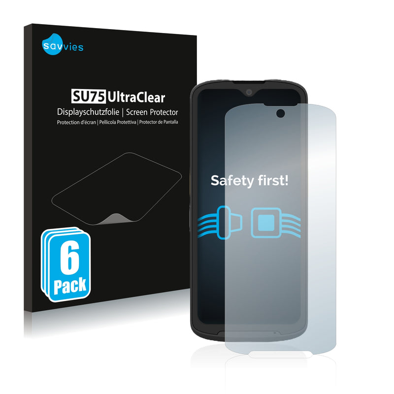 6x Film Screen Protector for Zebra TC15