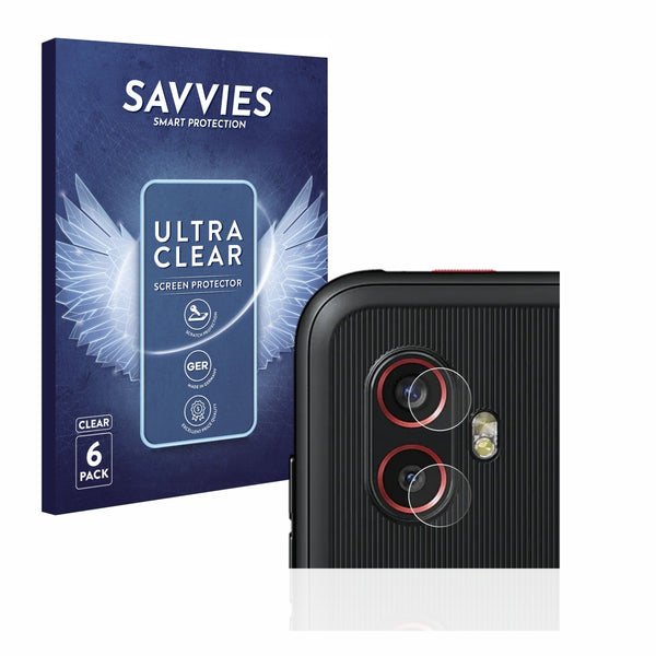6x Film Screen Protector for Samsung Galaxy Xcover 6 Pro Enterprise Edition (Camera)