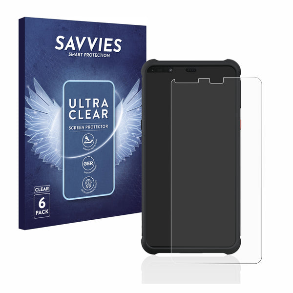 6x Film Screen Protector for Bartec Pixavi Phone