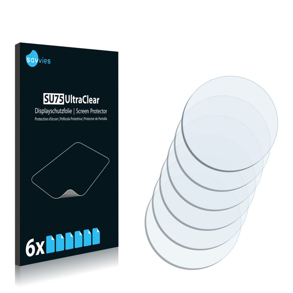 6x Savvies SU75 Screen Protector for CreAtive Zen Stone Plus