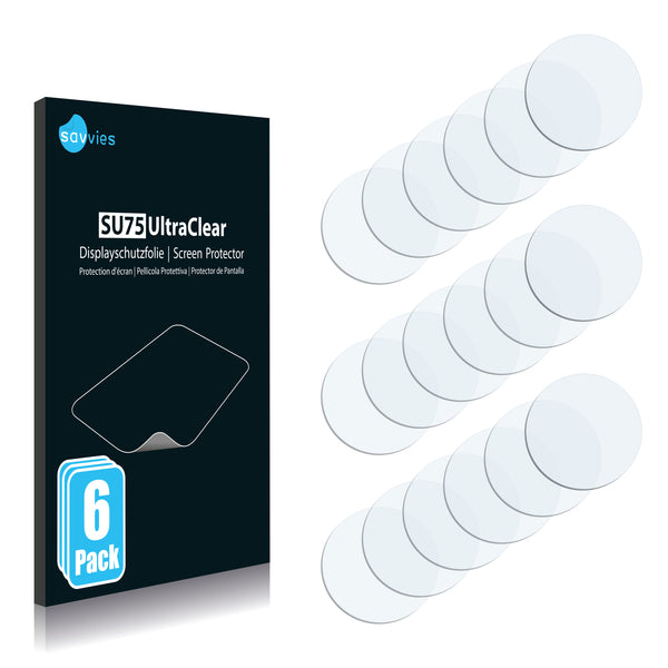 6x Savvies SU75 Screen Protector for Motorola Moto E30 (ONLY Camera)