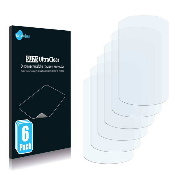 6x Savvies SU75 Screen Protector for Garmin Edge Explore 2