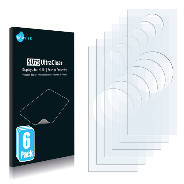 6x Savvies SU75 Screen Protector for Ring Video Doorbell Wired