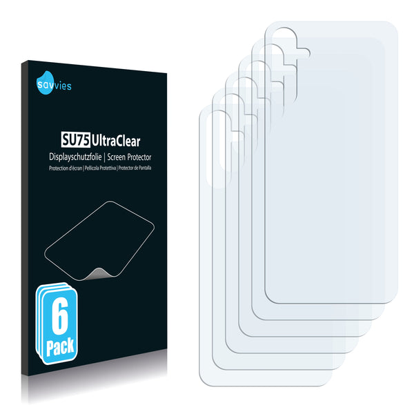6x Film Screen Protector for Samsung Galaxy A34 5G (Back)