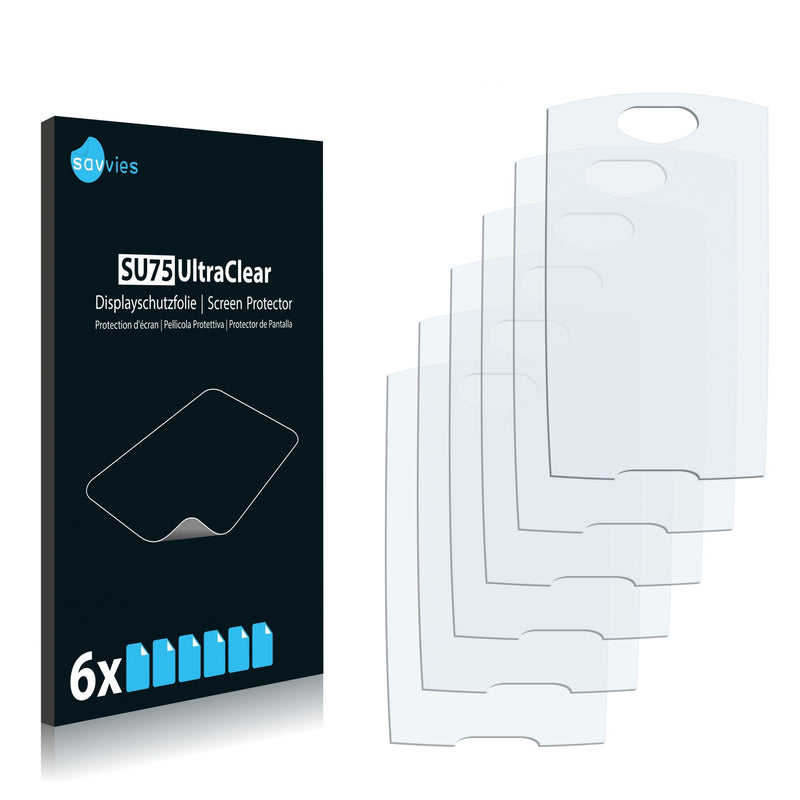 6x Savvies SU75 Screen Protector for Samsung Shark3 S3550