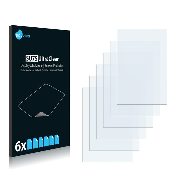 6x Savvies SU75 Screen Protector for Dell Mini 5
