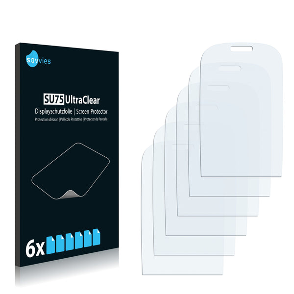 6x Savvies SU75 Screen Protector for Samsung Messager Touch