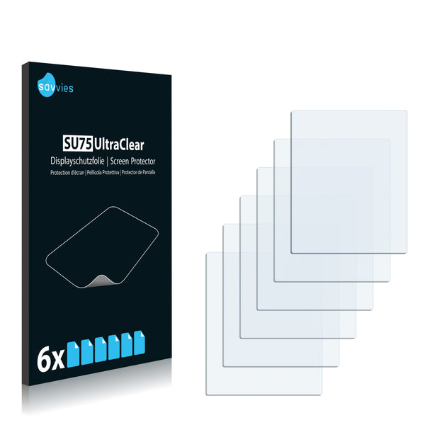 6x Savvies SU75 Screen Protector for CreAtive Zen Style 300