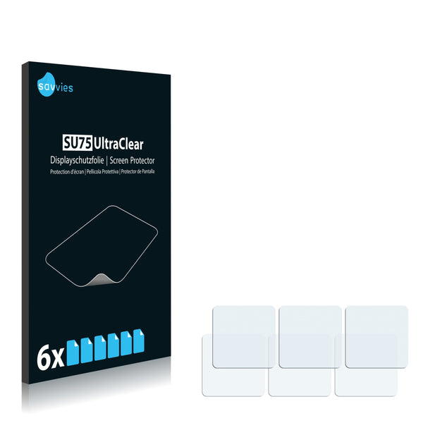 6x Savvies SU75 Screen Protector for Sifteo cubes