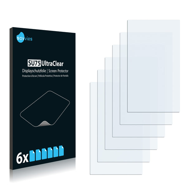 6x Savvies SU75 Screen Protector for Dell Smoke