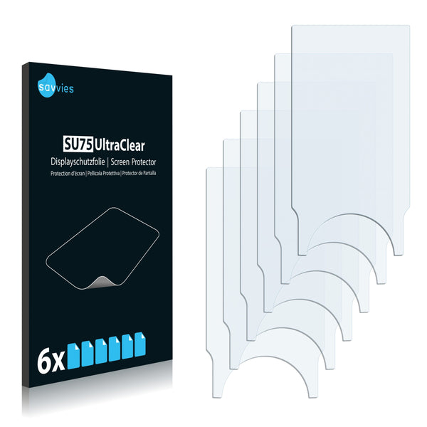 6x Savvies SU75 Screen Protector for Coby MP727