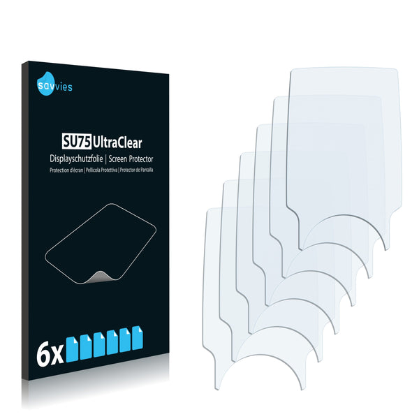 6x Savvies SU75 Screen Protector for Coby MP601