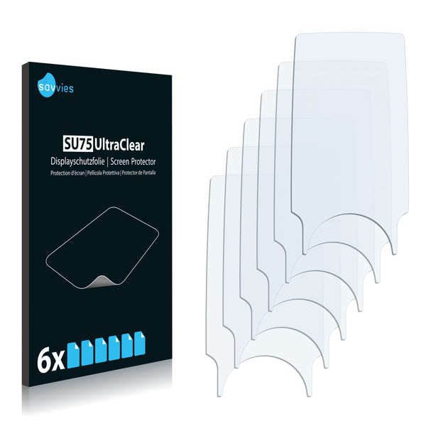 6x Savvies SU75 Screen Protector for Coby MP707