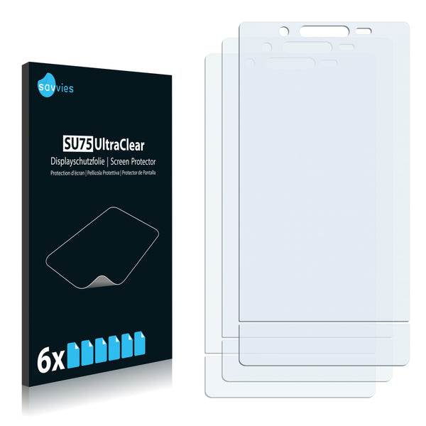 6x Savvies SU75 Screen Protector for Cubot C9W