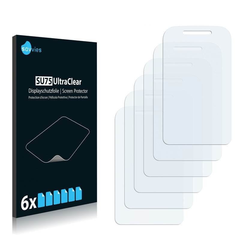 6x Savvies SU75 Screen Protector for Samsung C3592