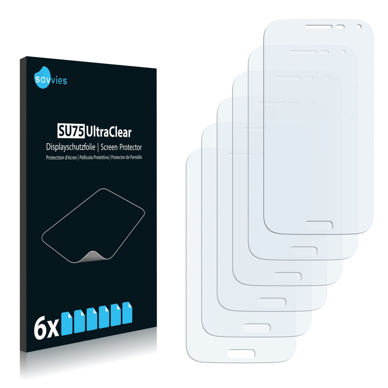 6x Savvies SU75 Screen Protector for Samsung G3858