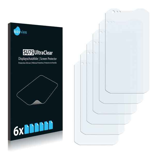 6x Savvies SU75 Screen Protector for Land Rover A9 IP67