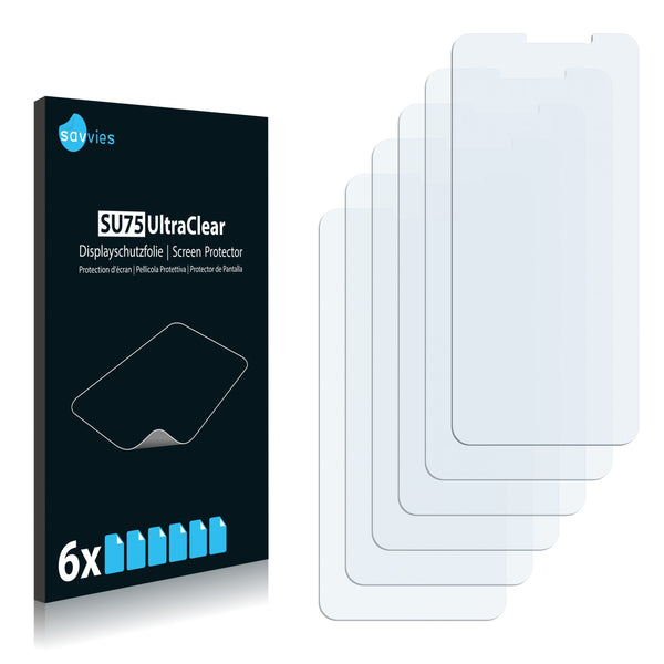 6x Savvies SU75 Screen Protector for Cubot J3 Pro