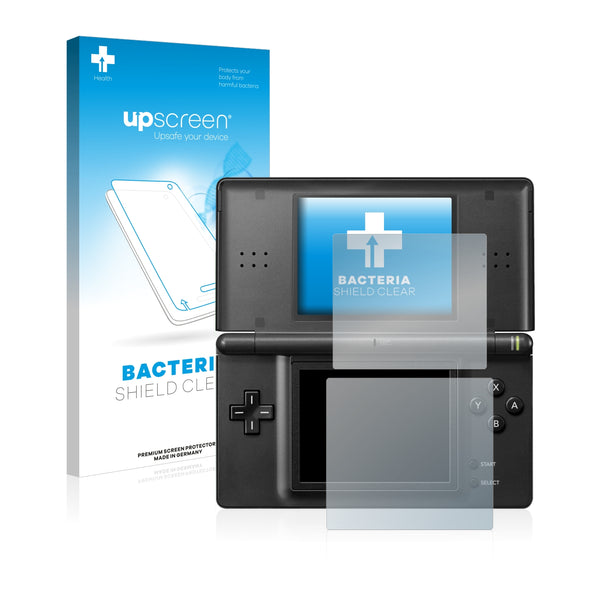 upscreen Bacteria Shield Clear Premium Antibacterial Screen Protector for Nintendo DS LITE
