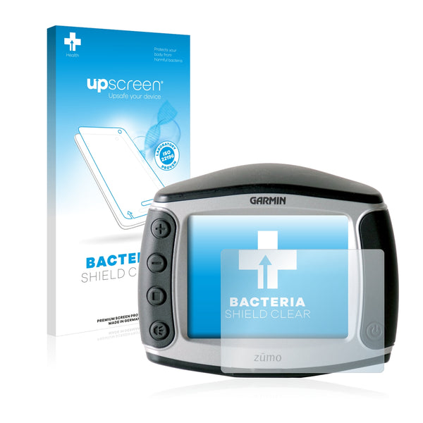 upscreen Bacteria Shield Clear Premium Antibacterial Screen Protector for Garmin zumo 550