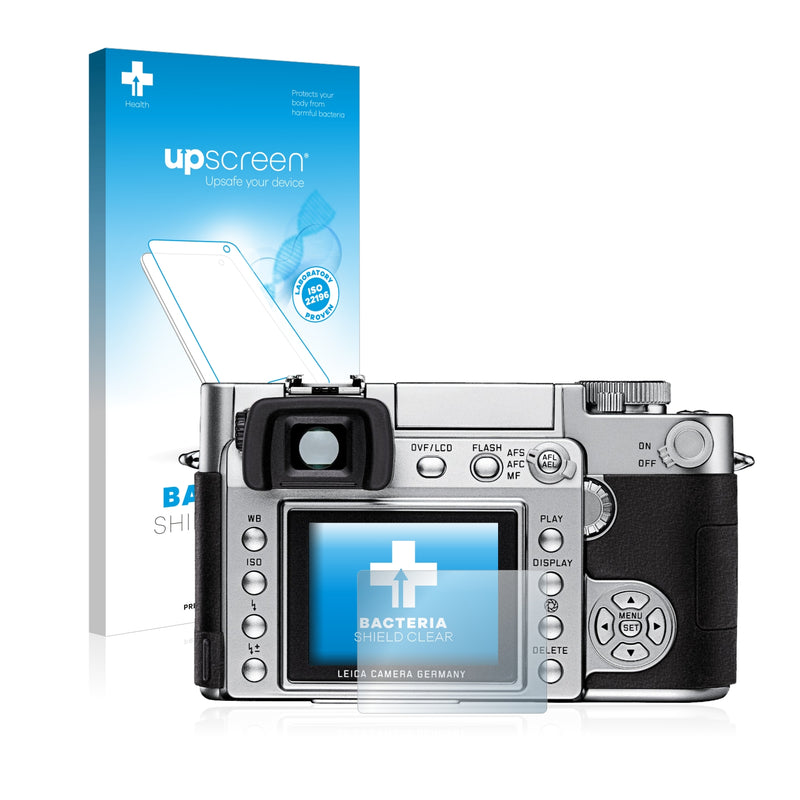 upscreen Bacteria Shield Clear Premium Antibacterial Screen Protector for Leica Digilux 3