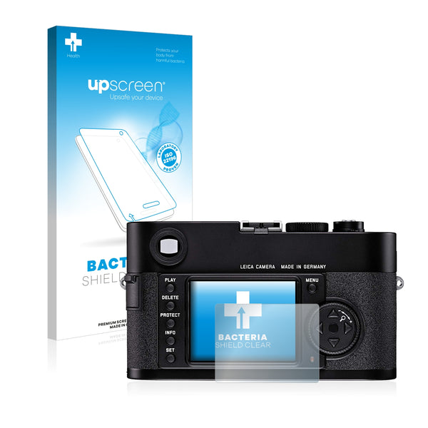 upscreen Bacteria Shield Clear Premium Antibacterial Screen Protector for Leica M8