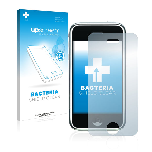 upscreen Bacteria Shield Clear Premium Antibacterial Screen Protector for Apple iPhone 2G