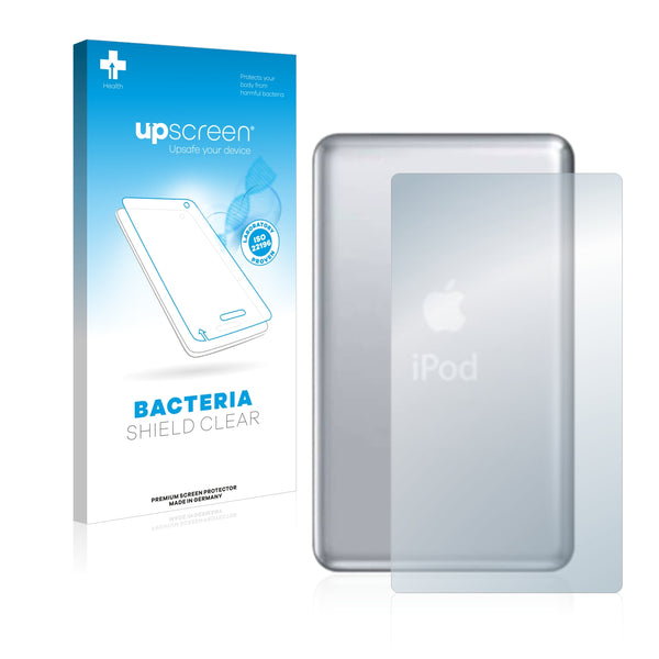 upscreen Bacteria Shield Clear Premium Antibacterial Screen Protector for Apple iPod classic 120 GB (Back, 7th generation)