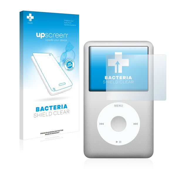 upscreen Bacteria Shield Clear Premium Antibacterial Screen Protector for Apple iPod classic 120 GB (7th generation)