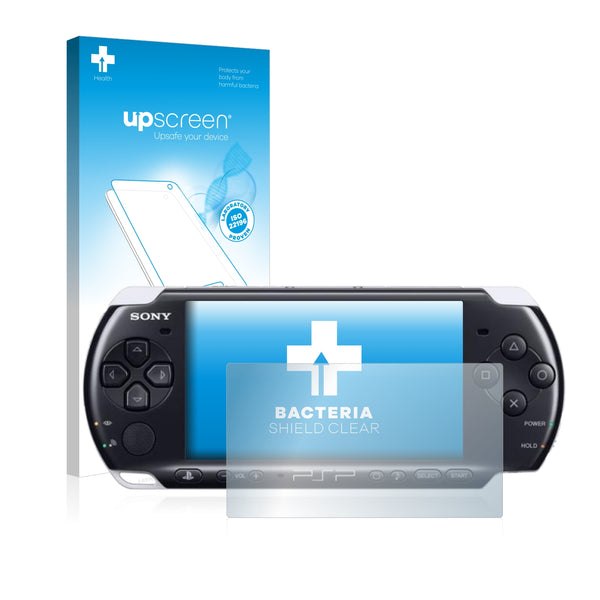 upscreen Bacteria Shield Clear Premium Antibacterial Screen Protector for Sony PSP 3000