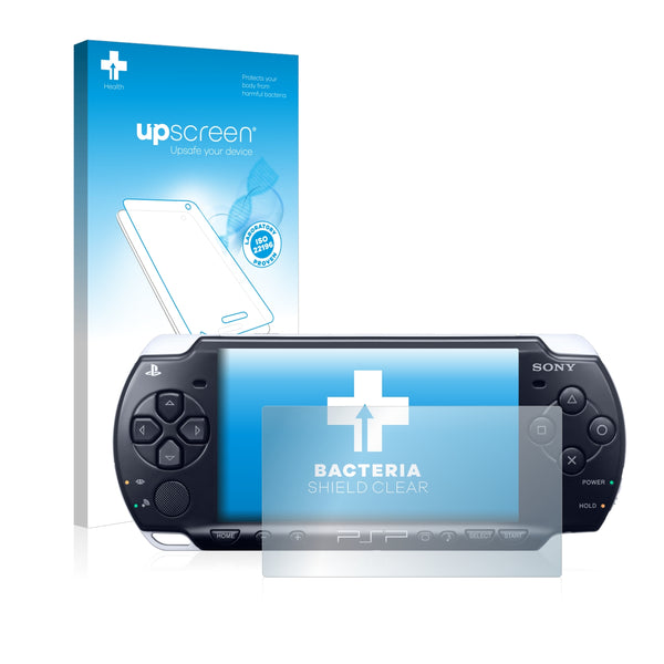 upscreen Bacteria Shield Clear Premium Antibacterial Screen Protector for Sony PSP 3004