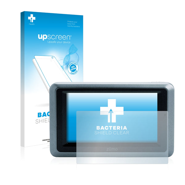upscreen Bacteria Shield Clear Premium Antibacterial Screen Protector for Garmin zumo 660