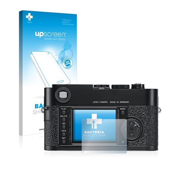 upscreen Bacteria Shield Clear Premium Antibacterial Screen Protector for Leica M9