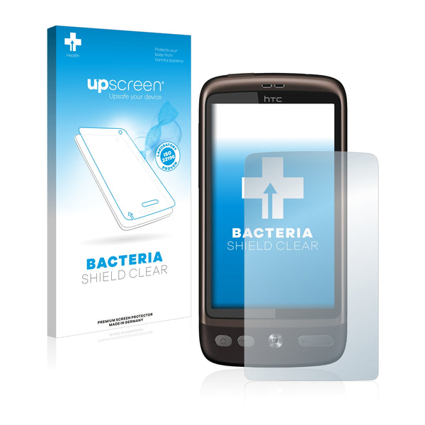 upscreen Bacteria Shield Clear Premium Antibacterial Screen Protector for HTC Bravo