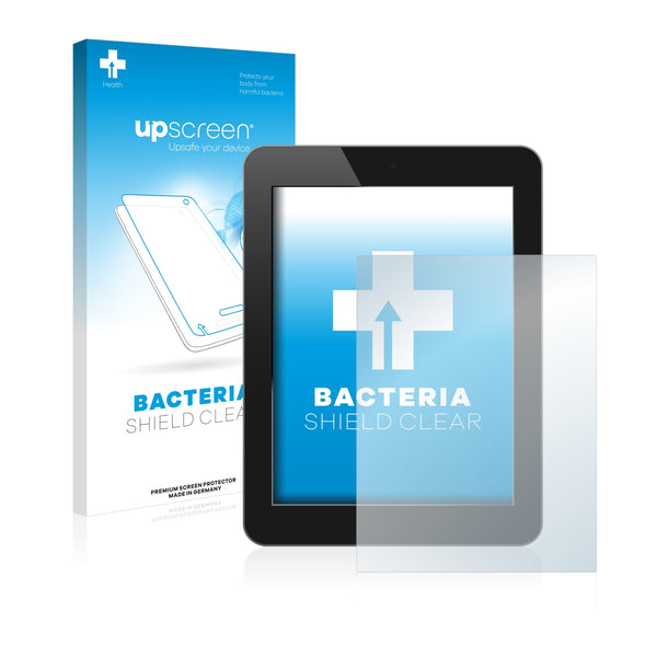 upscreen Bacteria Shield Clear Premium Antibacterial Screen Protector for Standard sizes with 10.1 inch Displays [221 mm x 130 mm, 15:9]