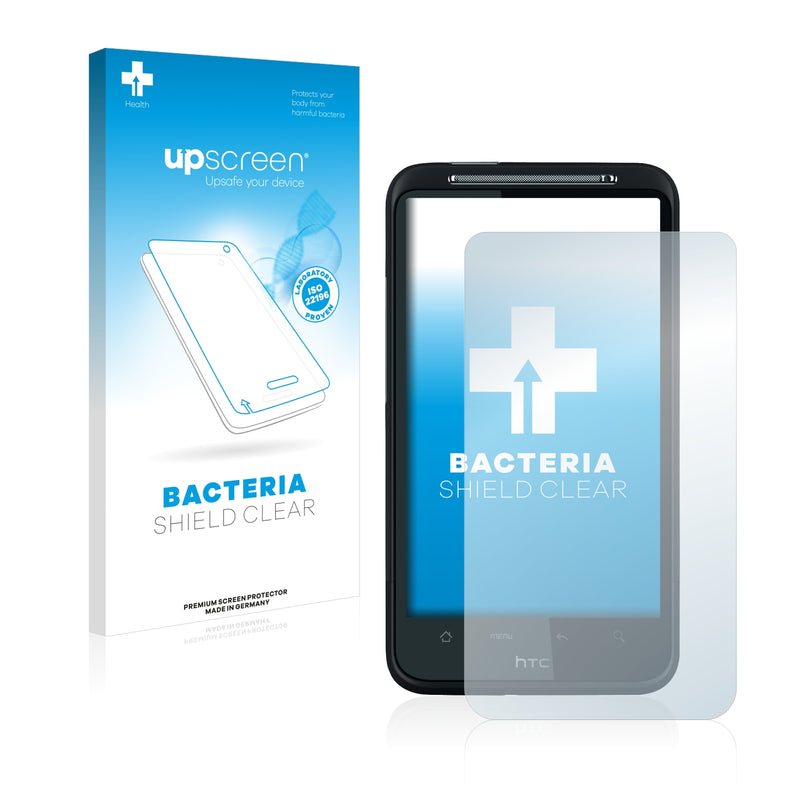 upscreen Bacteria Shield Clear Premium Antibacterial Screen Protector for HTC Desire HD A9191