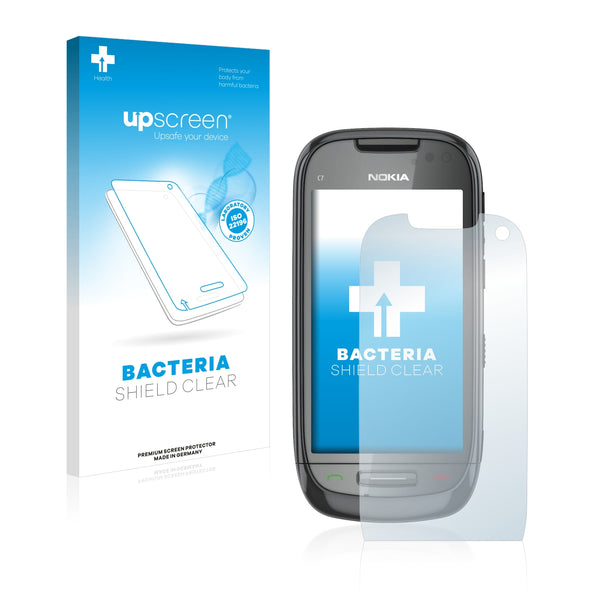 upscreen Bacteria Shield Clear Premium Antibacterial Screen Protector for Nokia C7-00