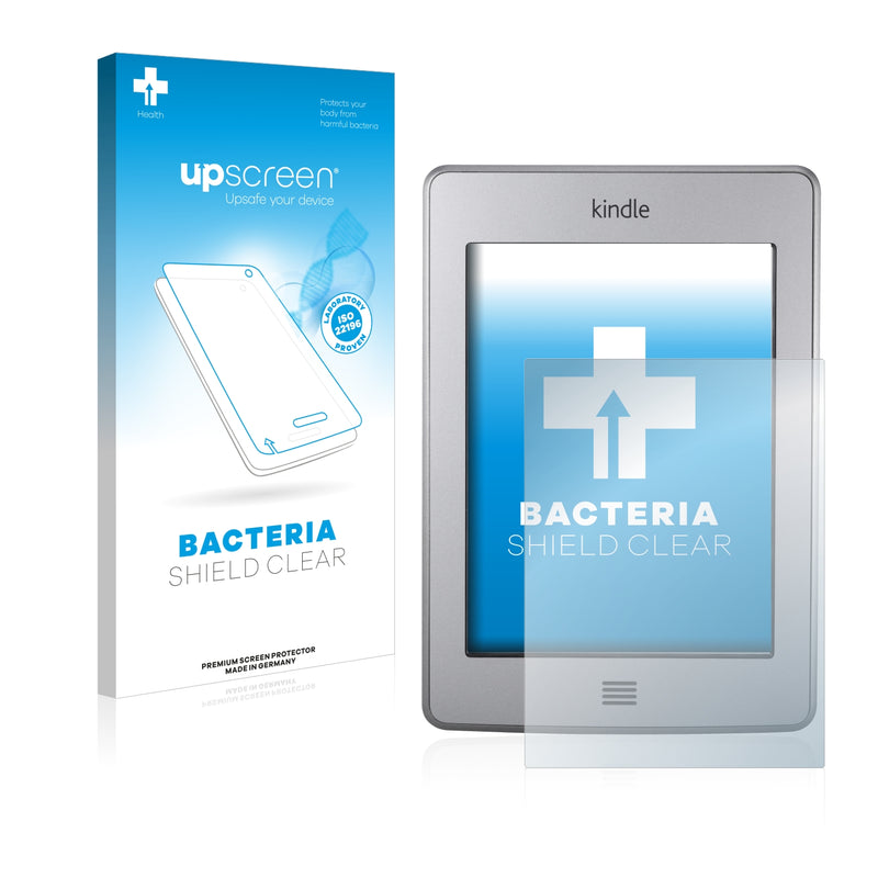 upscreen Bacteria Shield Clear Premium Antibacterial Screen Protector for Amazon Kindle Touch