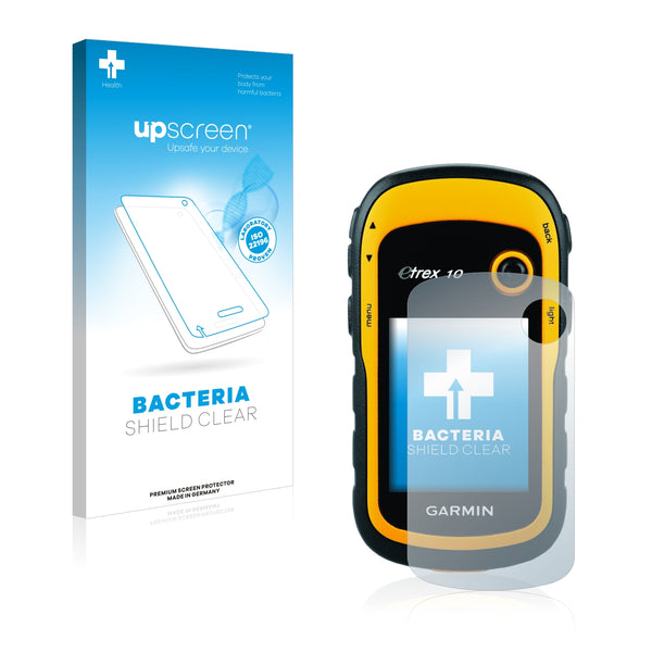 upscreen Bacteria Shield Clear Premium Antibacterial Screen Protector for Garmin eTrex 10