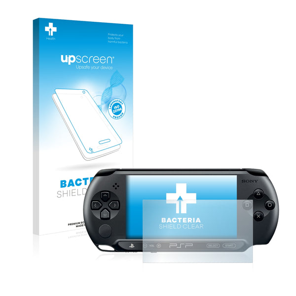 upscreen Bacteria Shield Clear Premium Antibacterial Screen Protector for Sony PSP Street E1004