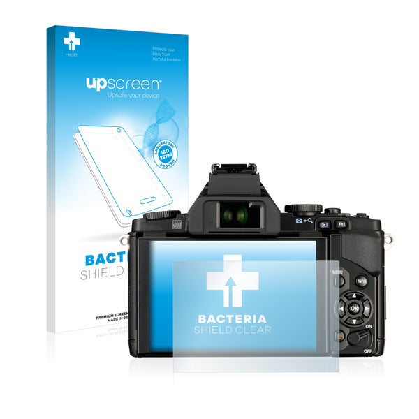 upscreen Bacteria Shield Clear Premium Antibacterial Screen Protector for Olympus OM-D E-M5